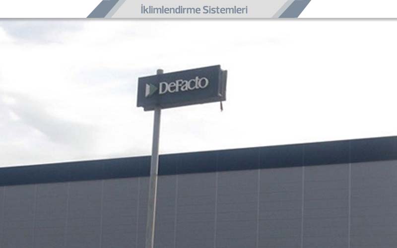 Defacto Depo Isıtma ve Soğutma Sistemleri