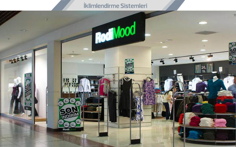 Rodi Mağazacılık Havalandırma Sistemi